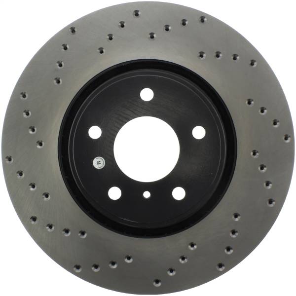 Stoptech - StopTech Sport Cross Drilled Brake Rotor Front Right 128.42092R