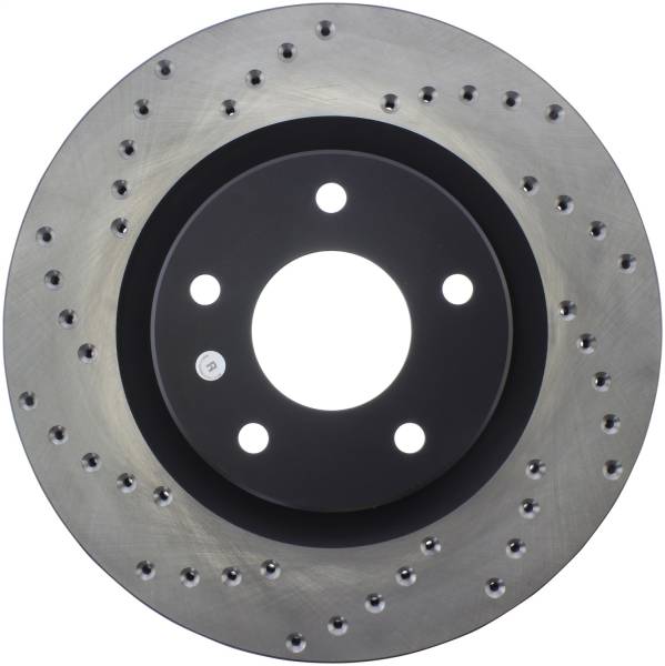 Stoptech - StopTech Sport Cross Drilled Brake Rotor Front Right 128.42097R