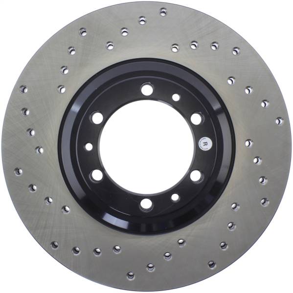 Stoptech - StopTech Sport Cross Drilled Brake Rotor Front Right 128.43013R