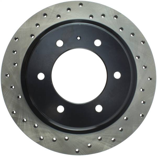 Stoptech - StopTech Sport Cross Drilled Brake Rotor Rear Right 128.43015R