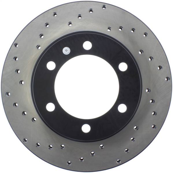 Stoptech - StopTech Sport Cross Drilled Brake Rotor Front Right 128.44112R