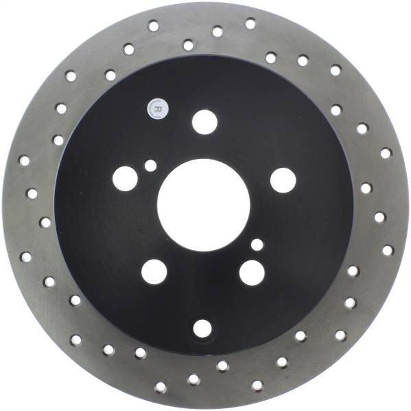 Stoptech - StopTech Sport Cross Drilled Brake Rotor Rear Right 128.44115R