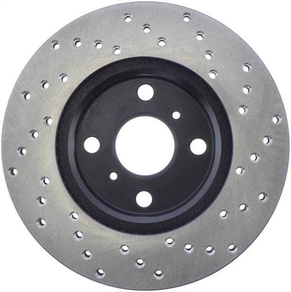 Stoptech - StopTech Sport Cross Drilled Brake Rotor Front Right 128.44119R