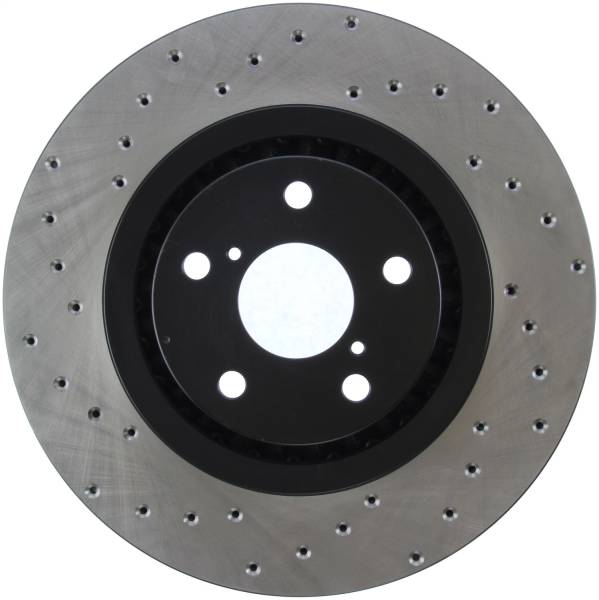 Stoptech - StopTech Sport Cross Drilled Brake Rotor Front Right 128.44137R