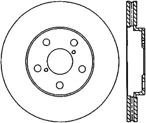 Stoptech - StopTech Drilled Sport Brake Rotor - 128.44140L