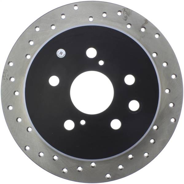 Stoptech - StopTech Sport Cross Drilled Brake Rotor Rear Right 128.44142R