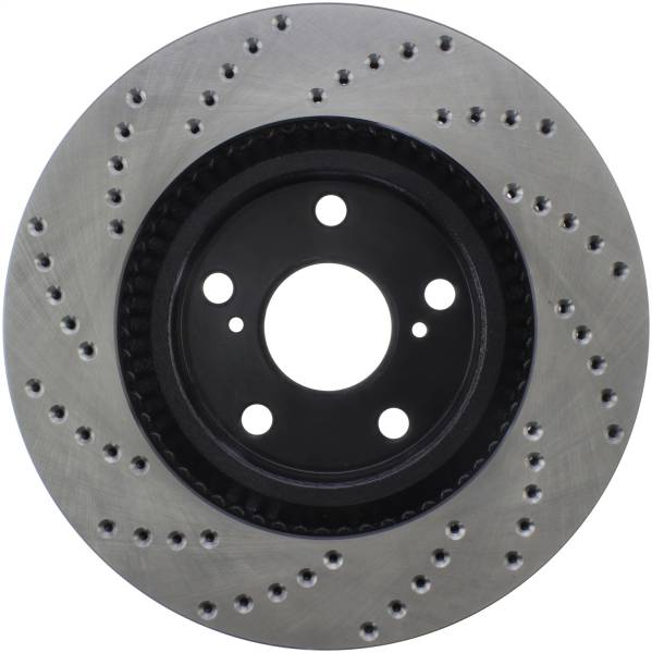 Stoptech - StopTech 07-13 Lexus ES 250/ES 300/ ES330/ES350 SportStop Drilled Left Front Rotor - 128.44146L