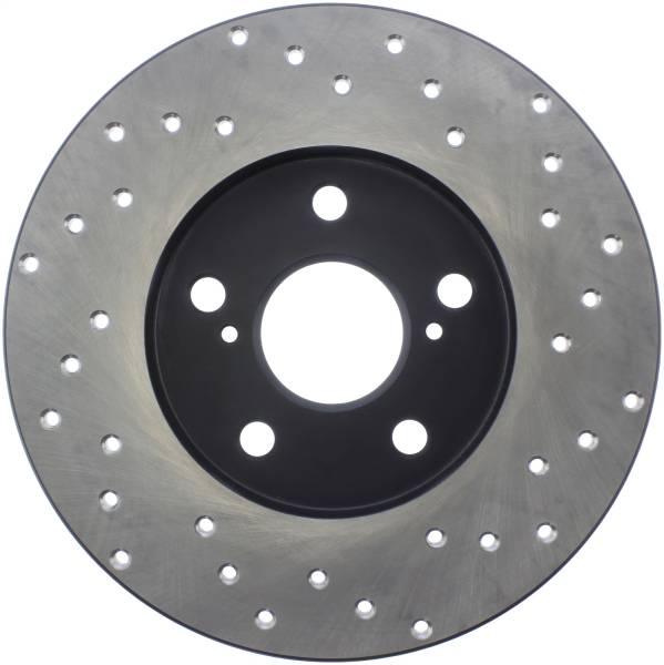 Stoptech - StopTech Sport Cross Drilled Brake Rotor Rear Right 128.44161R