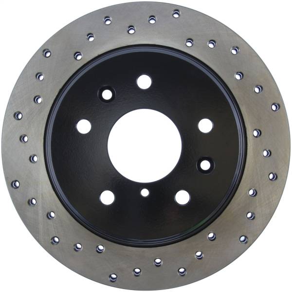 Stoptech - StopTech Sport Cross Drilled Brake Rotor Rear Right 128.45024R