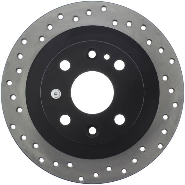 Stoptech - StopTech Sport Cross Drilled Brake Rotor Rear Right 128.45041R