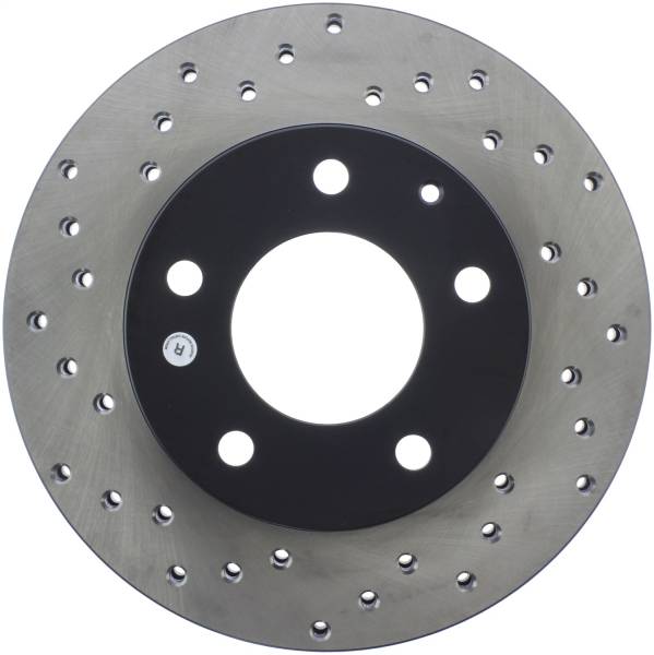 Stoptech - StopTech Sport Cross Drilled Brake Rotor Front Right 128.45048R