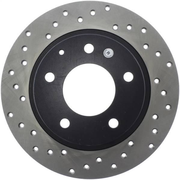 Stoptech - StopTech Sport Cross Drilled Brake Rotor Rear Right 128.45049R