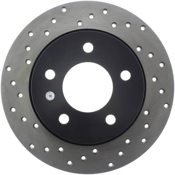 Stoptech - StopTech Sport Cross Drilled Brake Rotor Rear Right 128.45066R