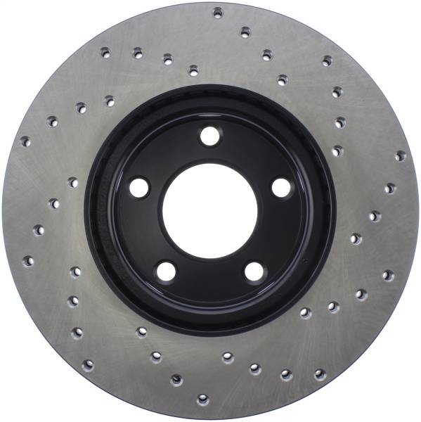 Stoptech - StopTech Sport Cross Drilled Brake Rotor Front Right 128.45069R