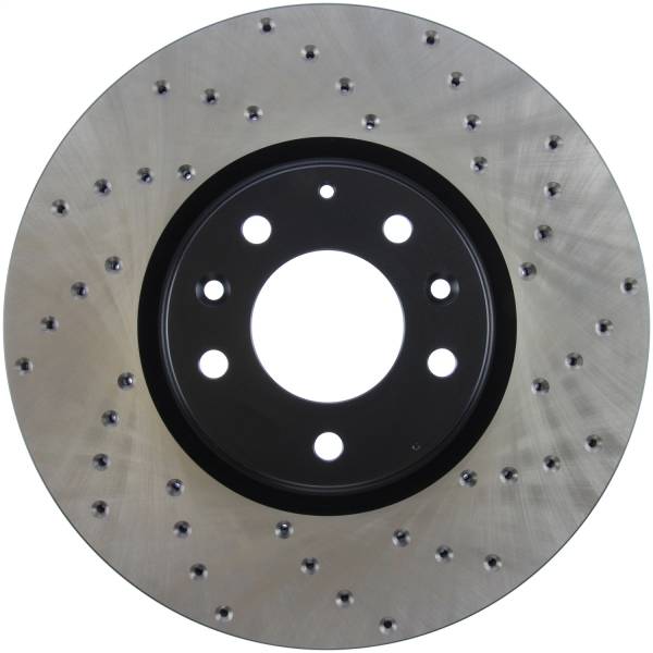 Stoptech - StopTech Sport Cross Drilled Brake Rotor Front Left 128.45073L