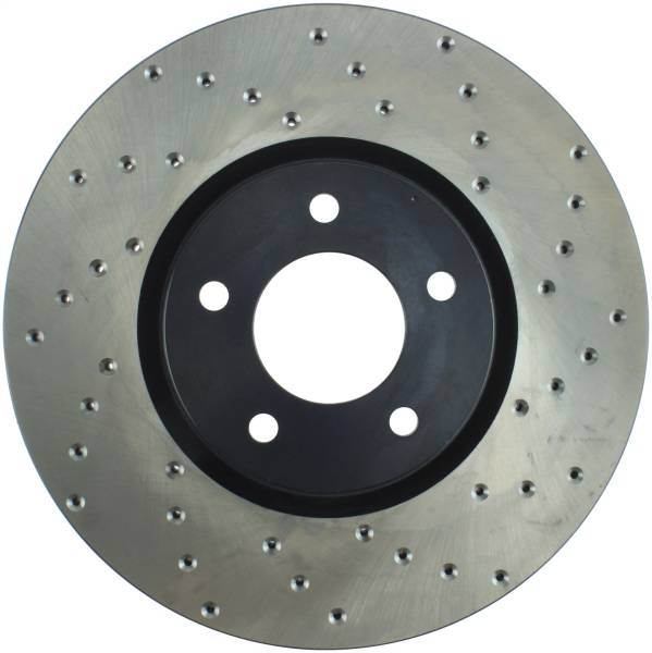 Stoptech - StopTech Sport Cross Drilled Brake Rotor Front Left 128.45078L