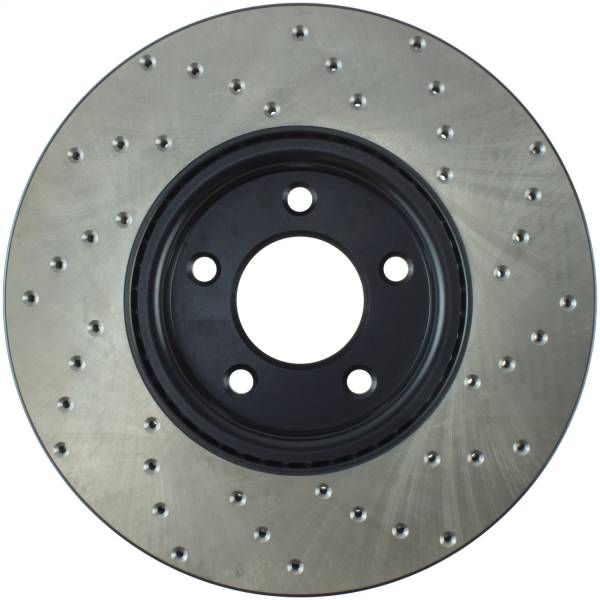 Stoptech - StopTech Sport Cross Drilled Brake Rotor Front Right 128.45078R