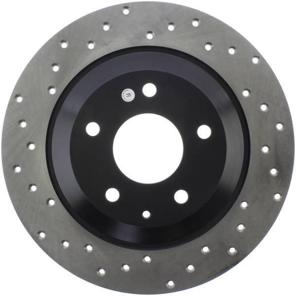 Stoptech - StopTech Sport Cross Drilled Brake Rotor Rear Right 128.45083R