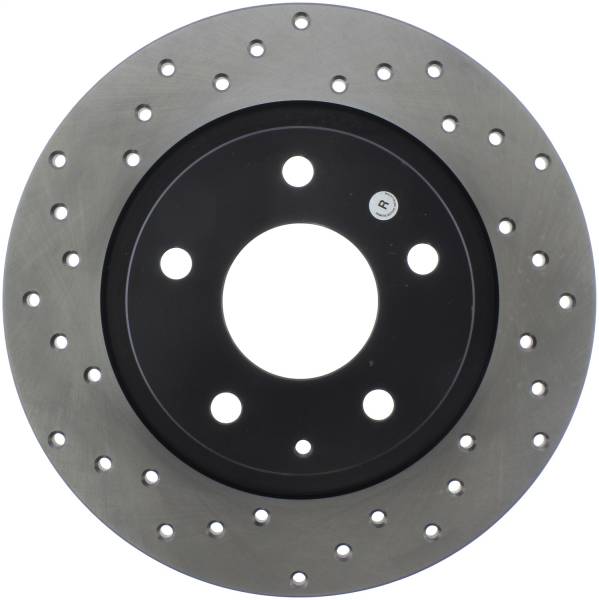 Stoptech - StopTech Sport Cross Drilled Brake Rotor Rear Right 128.45085R