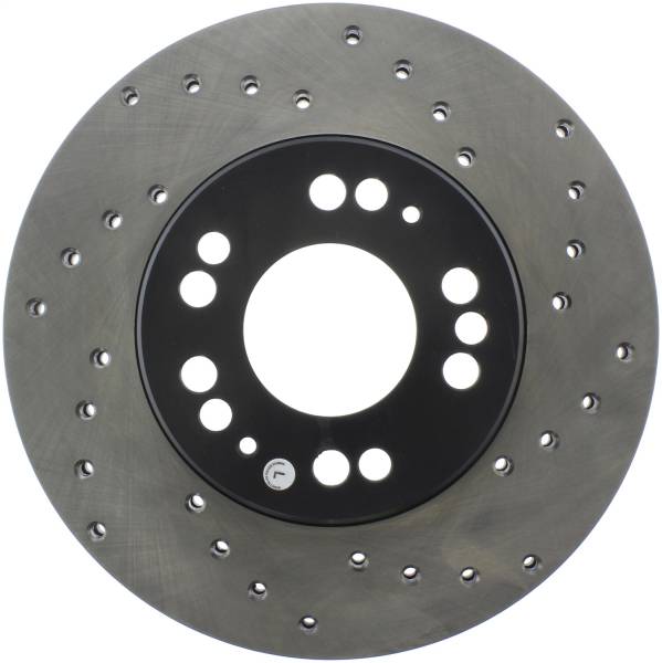 Stoptech - StopTech Sport Cross Drilled Brake Rotor Front Left 128.46032L