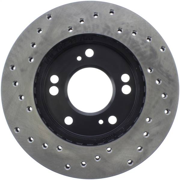 Stoptech - StopTech Sport Cross Drilled Brake Rotor Front Left 128.46042L