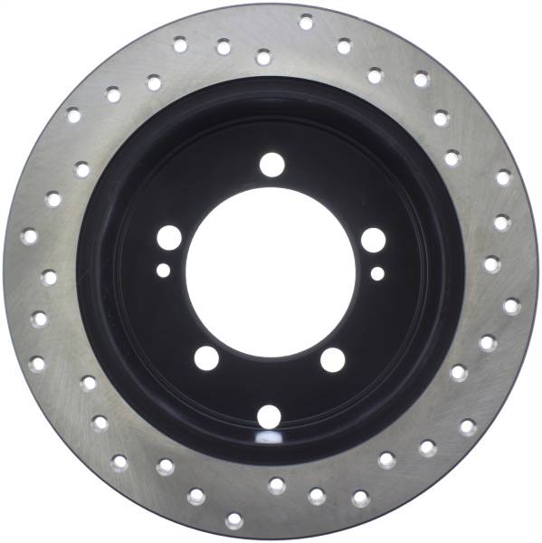 Stoptech - StopTech Sport Cross Drilled Brake Rotor Rear Right 128.46047R