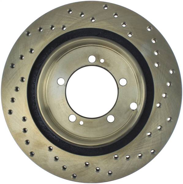 Stoptech - StopTech Sport Cross Drilled Brake Rotor Rear Right 128.46053R