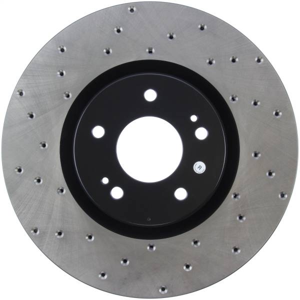 Stoptech - StopTech Sport Cross Drilled Brake Rotor Front Right 128.46064R