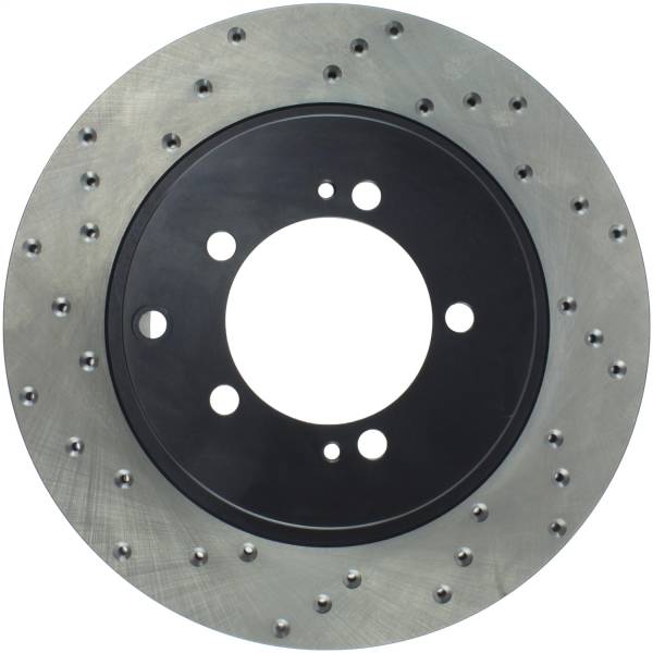 Stoptech - StopTech Sport Cross Drilled Brake Rotor Rear Right 128.46065R