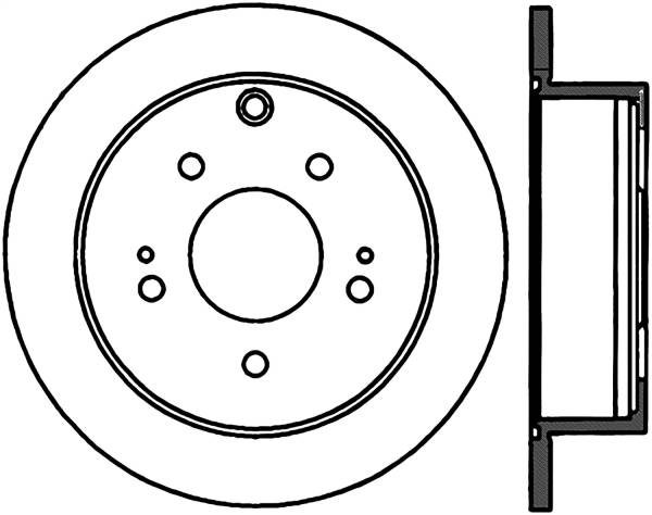 Stoptech - StopTech Sport Cross Drilled Brake Rotor Rear Left 128.46069L