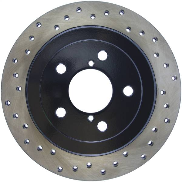 Stoptech - StopTech Sport Cross Drilled Brake Rotor Rear Right 128.47013R