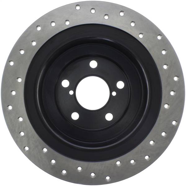 Stoptech - StopTech Sport Cross Drilled Brake Rotor Rear Right 128.47017R