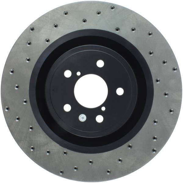 Stoptech - StopTech Sport Cross Drilled Brake Rotor Front Right 128.47019R