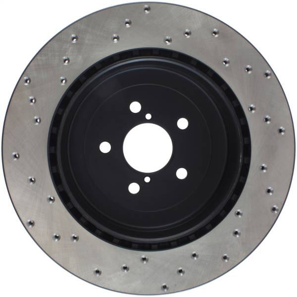 Stoptech - StopTech Sport Cross Drilled Brake Rotor Rear Left 128.47020L