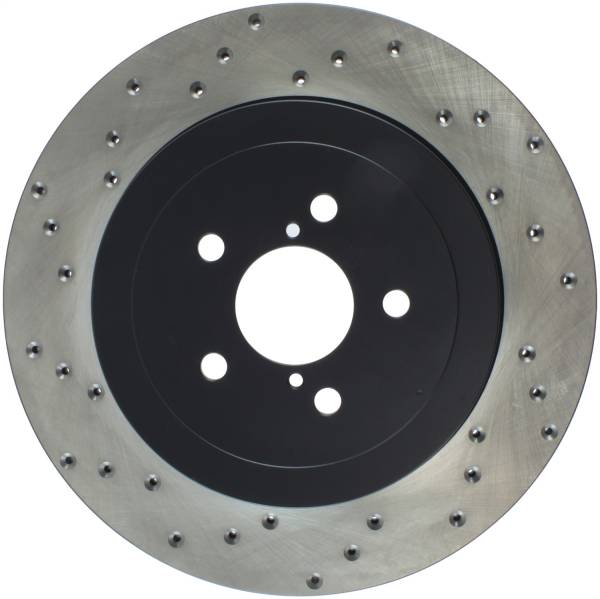 Stoptech - StopTech Sport Cross Drilled Brake Rotor Rear Right 128.47020R