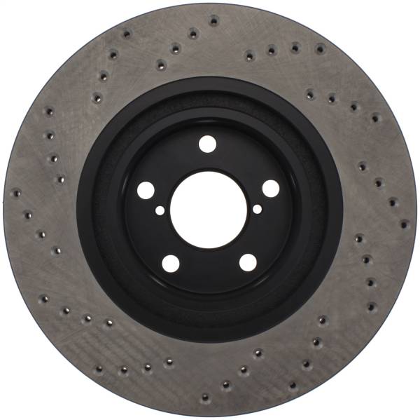 Stoptech - StopTech Sport Cross Drilled Brake Rotor Front Right 128.47021R