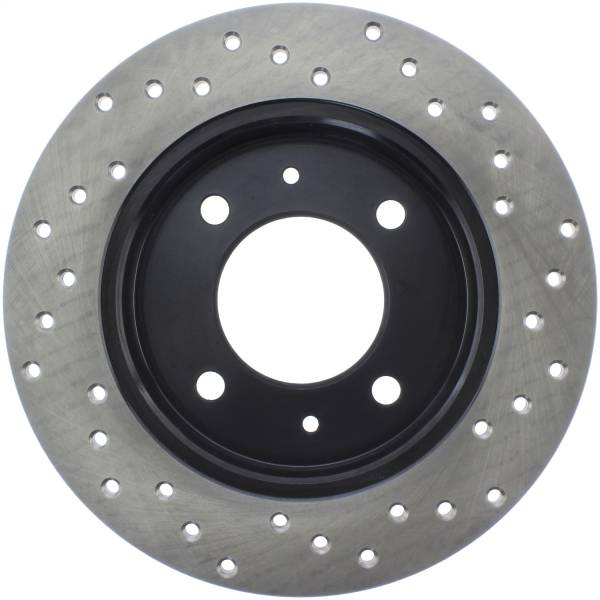 Stoptech - StopTech Sport Cross Drilled Brake Rotor Rear Right 128.51006R