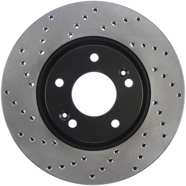 Stoptech - StopTech Sport Cross Drilled Brake Rotor Front Right 128.51020R