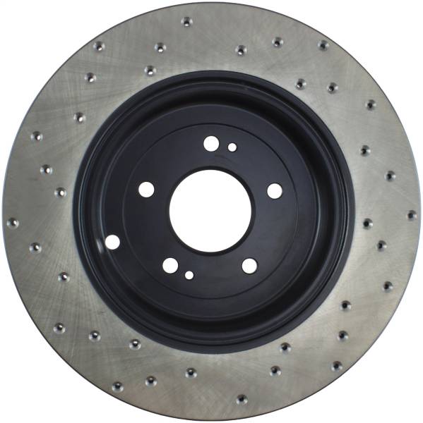 Stoptech - StopTech Power Slot 10-13 Hyundai Genesis Coupe Track & R-Spec Rear Left Drilled Rotor - 128.51035L