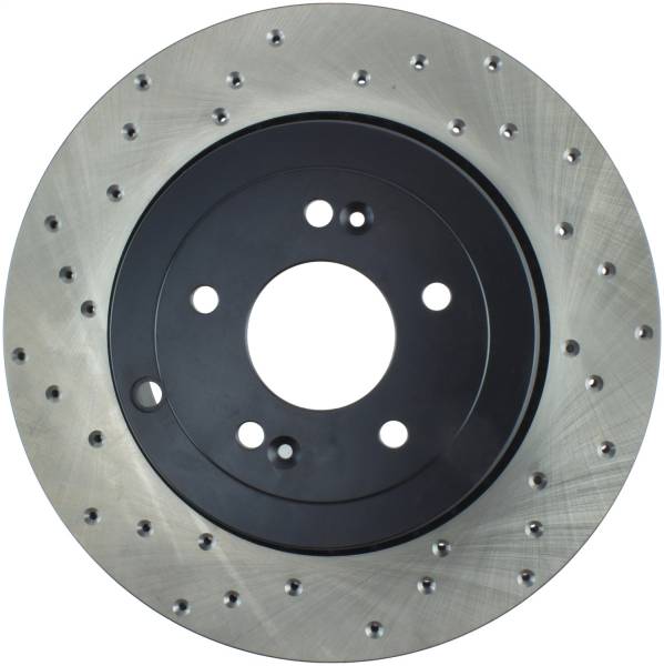 Stoptech - StopTech Sport Cross Drilled Brake Rotor Rear Right 128.51035R