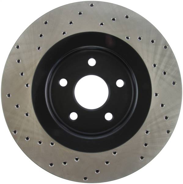 Stoptech - StopTech Sport Cross Drilled Brake Rotor Front Left 128.58003L