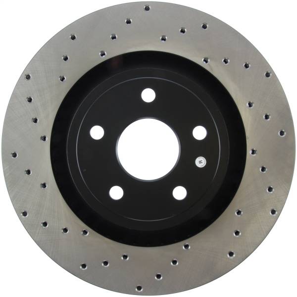 Stoptech - StopTech Sport Cross Drilled Brake Rotor Front Right 128.58003R