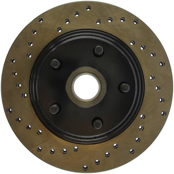 Stoptech - StopTech Sport Cross Drilled Brake Rotor Front Right 128.61002R