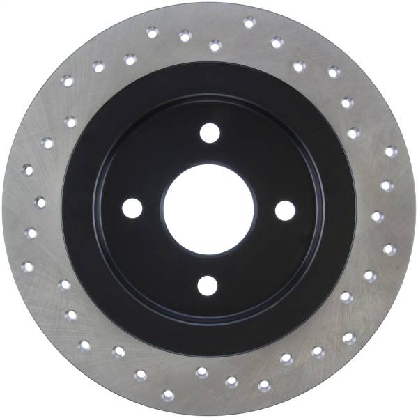 Stoptech - StopTech Sport Cross Drilled Brake Rotor Rear Right 128.61074R