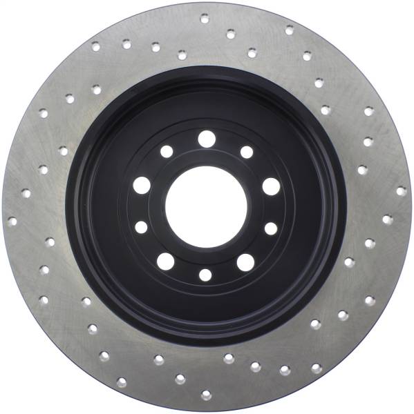 Stoptech - StopTech Sport Cross Drilled Brake Rotor Rear Right 128.61081R