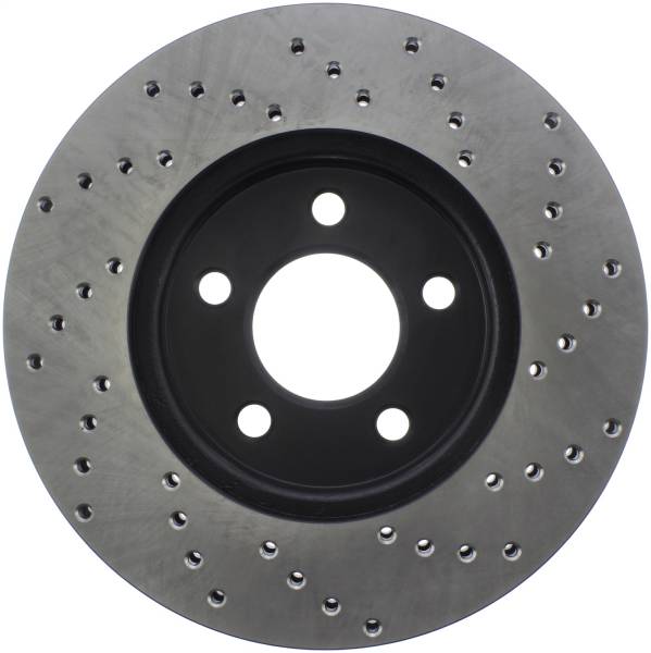 Stoptech - StopTech Sport Cross Drilled Brake Rotor Front Right 128.61085R