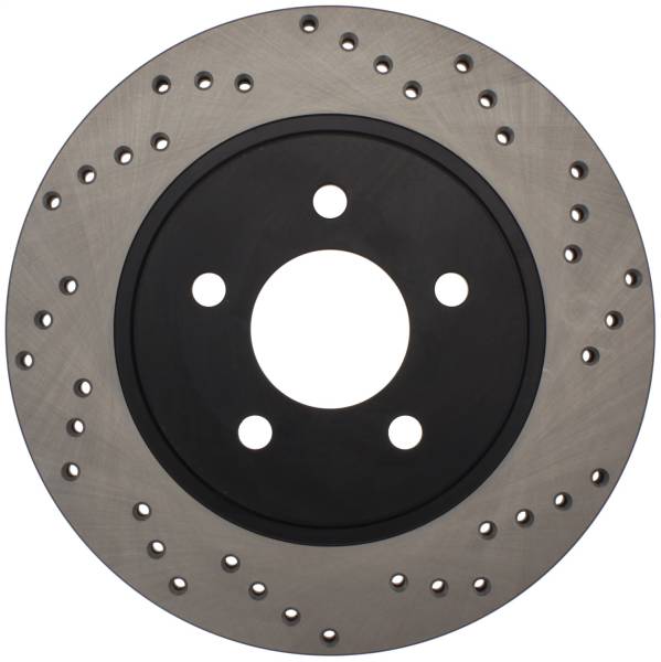 Stoptech - StopTech Sport Cross Drilled Brake Rotor Rear Right 128.61087R