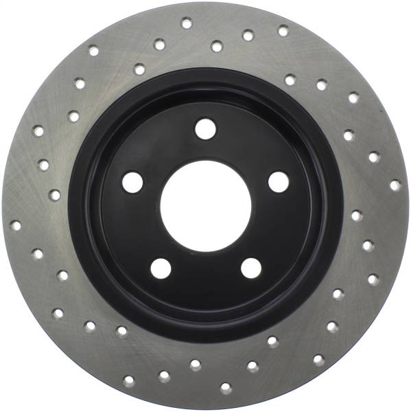 Stoptech - StopTech 13 Ford Focus ST Drilled Left Rear Rotor - 128.61099L