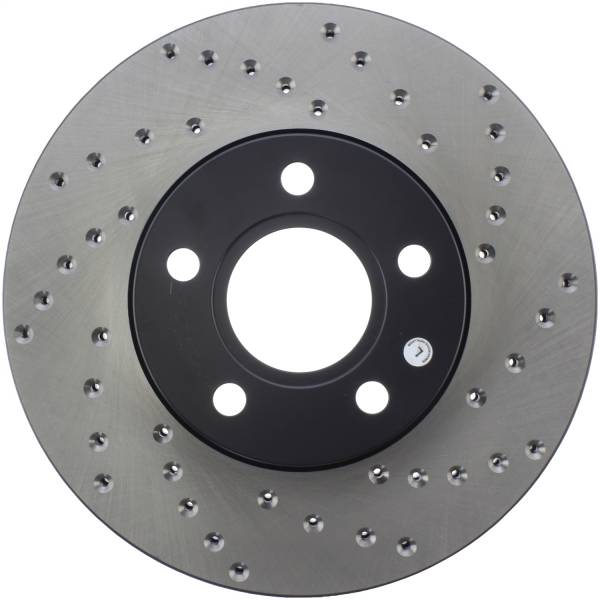 Stoptech - StopTech Sport Cross Drilled Brake Rotor Front Left 128.61100L