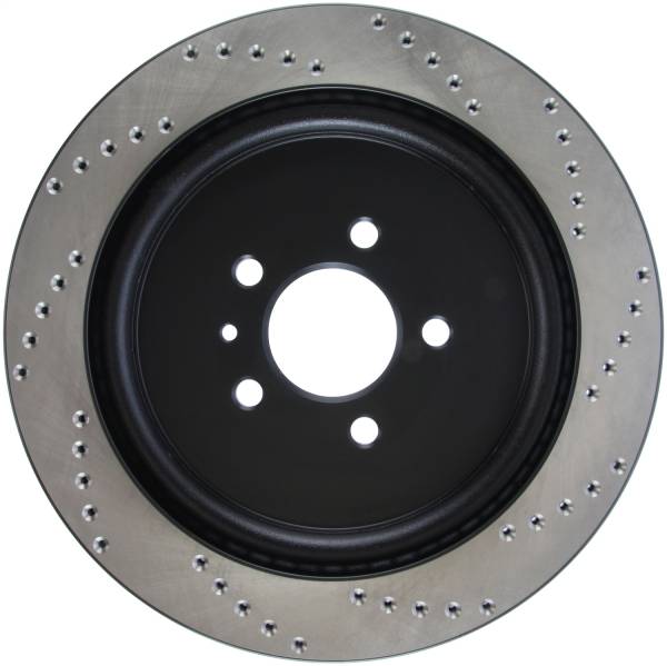 Stoptech - StopTech Sport Cross Drilled Brake Rotor Rear Right 128.61105R